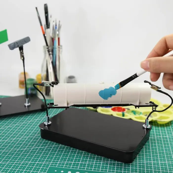 Outil de soudure à base magnétique Rafford - 360 ° Support de PCB à bras flexibles avec pinces crocodiles pour la