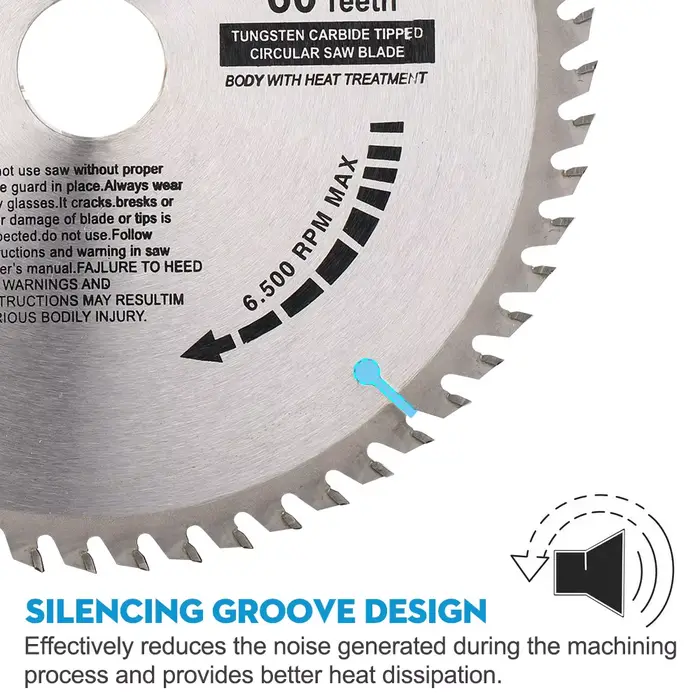 XCAN Circulaire Lame de Scie Diamètre 210mm Dents 24T 48T 60T 80T Bois Disque De Coupe Carbure Pointe TCT