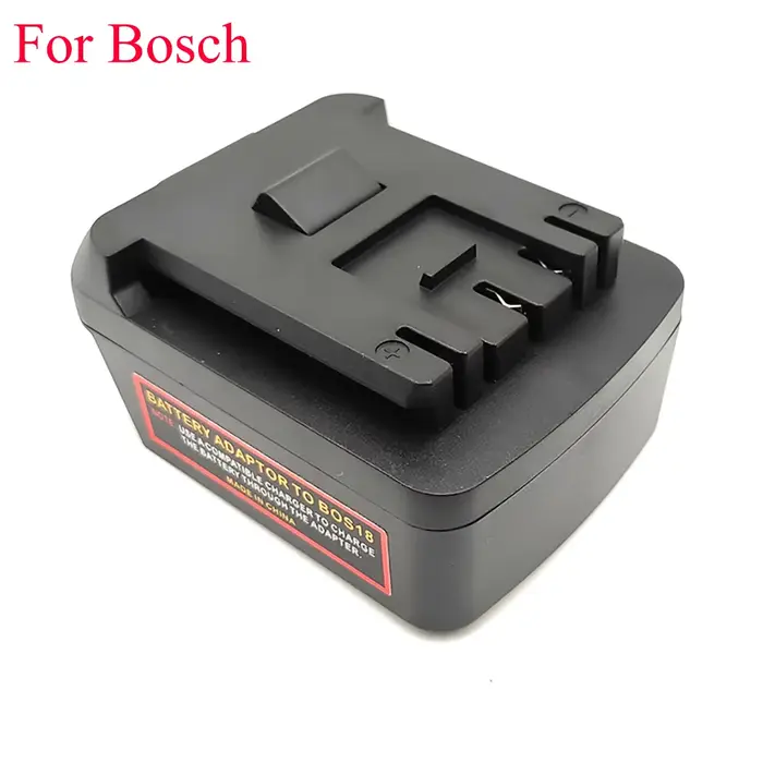 Adaptateur de batterie pour outils Bosch 18V, pour batteries Li-ion Milwaukee 18V, pour outils élect