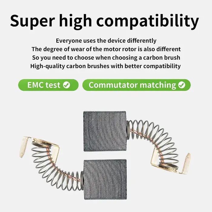Brosses de moteur en carbone compatibles avec la scie à onglets Dewalt D24000 et DW713