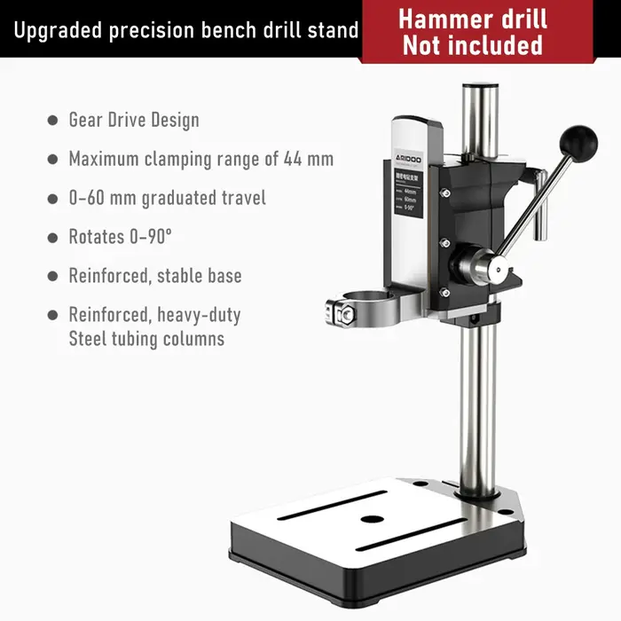 Support de perceuse multifonctionnel de haute précision pour perceuse électrique, idéal pour usage domestique et atelier industriel