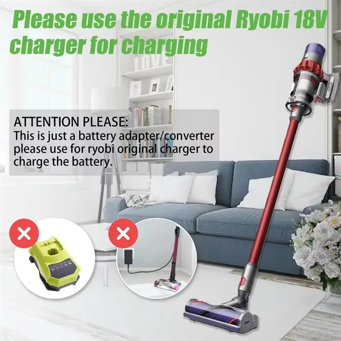 Adaptateur RYO18V10 pour Ryobi 18V ONE +