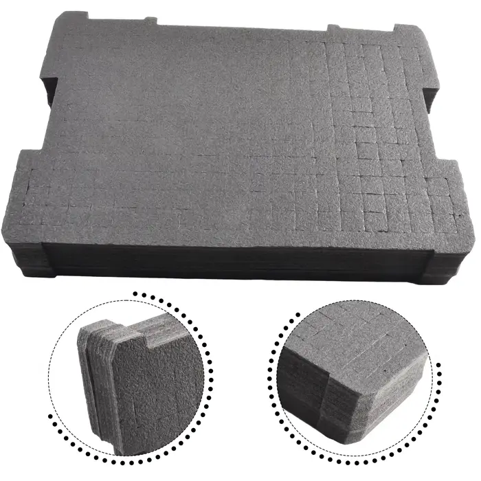 Insert en mousse DWST88801 compatible avec les boîtes de rangement d'outils DWST17808 DWST17807 DWST17805 pour la protection et l'organisation réglables des outils