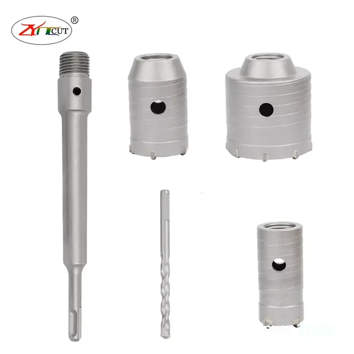 Jeu de forets à percussion SDS Plus 30-160 mm pour murs