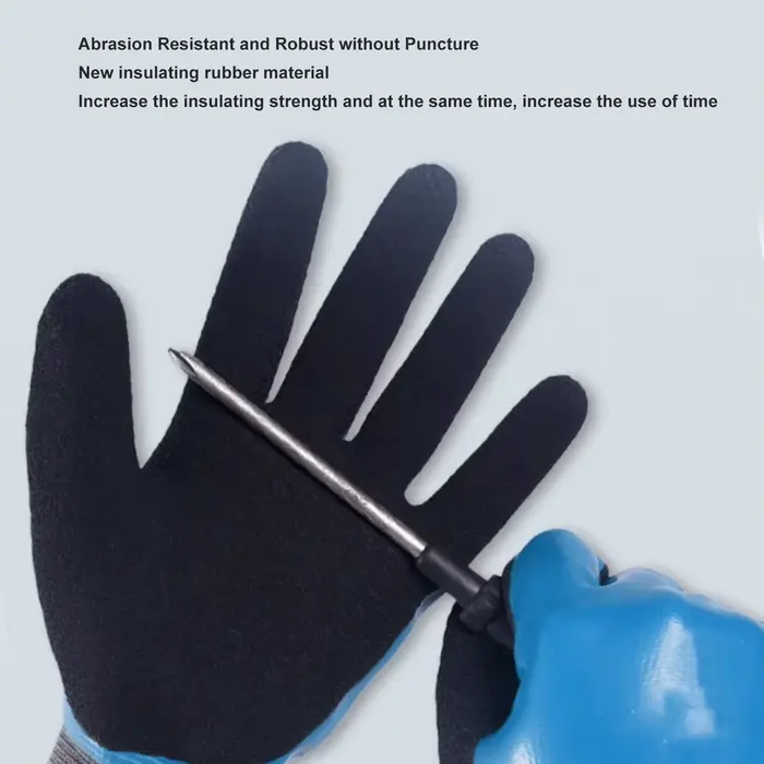 Gants en caoutchouc isolés électriques