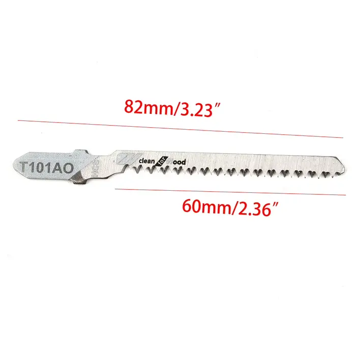 Lames de scie sauteuse à tige en T en acier 82mm T101AO HCS