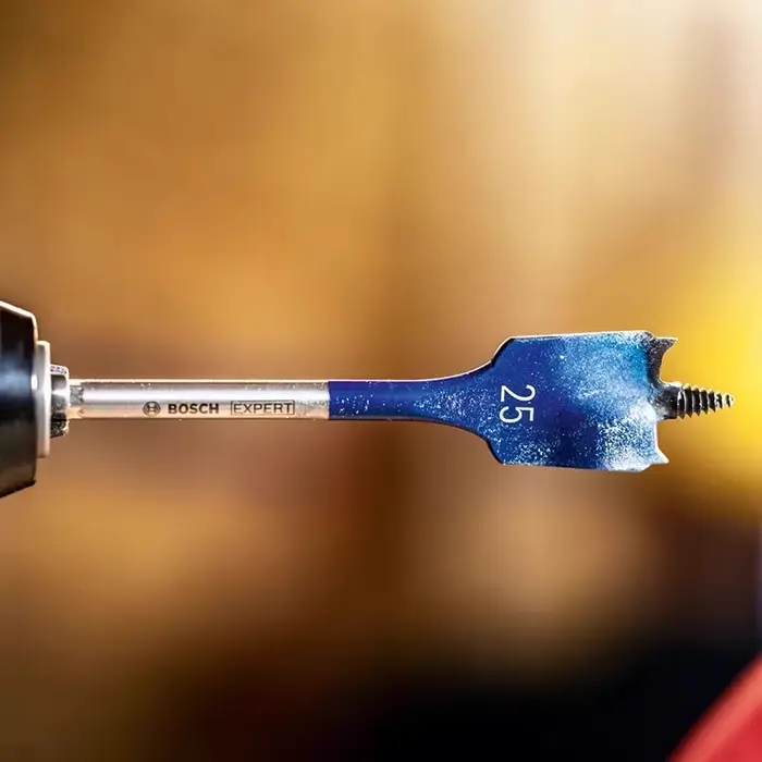Jeu de forets Bosch EXPERT Self Cut Speed Spade à tige longue pour le travail du bois