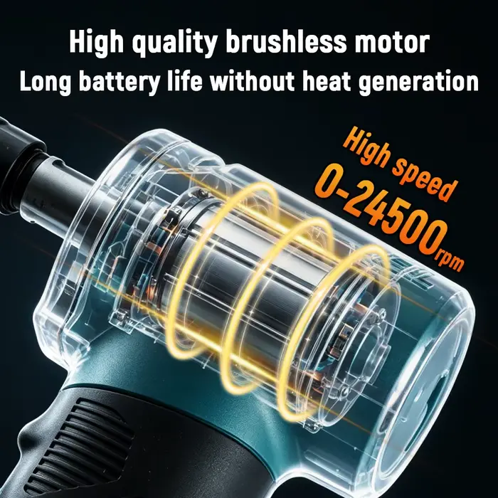 Meuleuse droite sans balais 12V