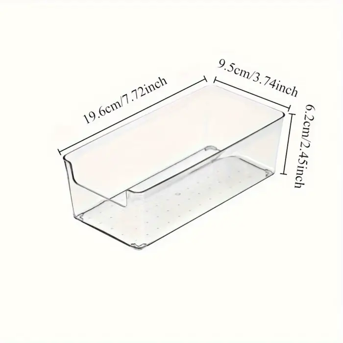 Boîte de rangement transparente multifonctionnelle-bureau de bureau Durable