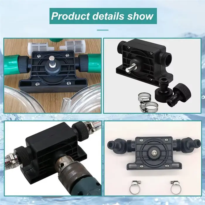 NOUVEAU! Pompe à eau pour perceuse électrique manuelle
