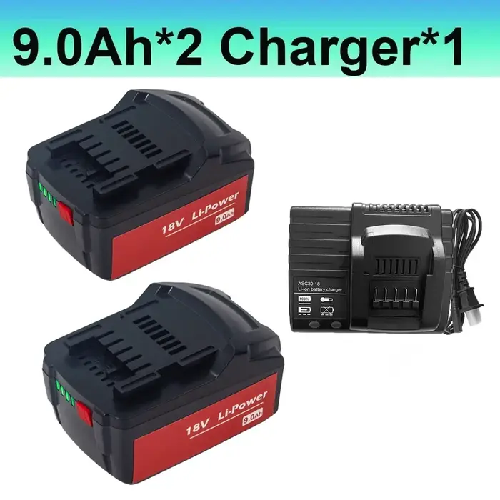 Ensembles de batterie et chargeur pour Metabo