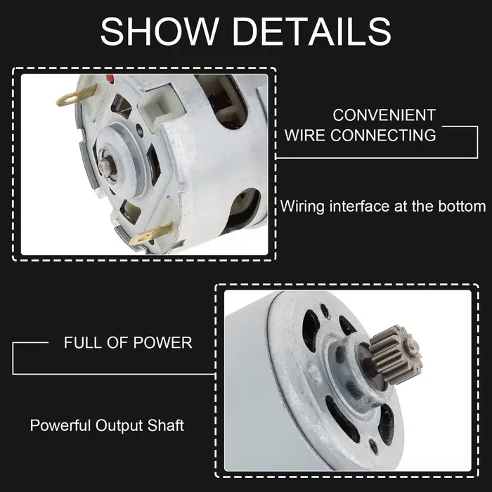 13 Dents 18V DC Moteur Micro