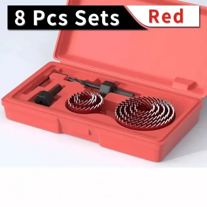 Kit de 11 scies cloches de 19-64 mm pour bois, métaux et alliages, avec étui