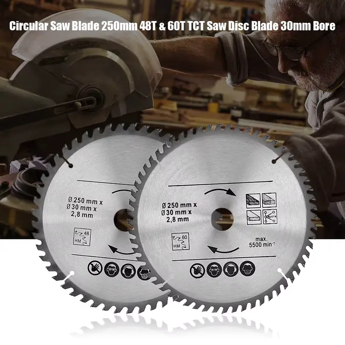 Disque de coupe circulaire 10 pouces 250mm