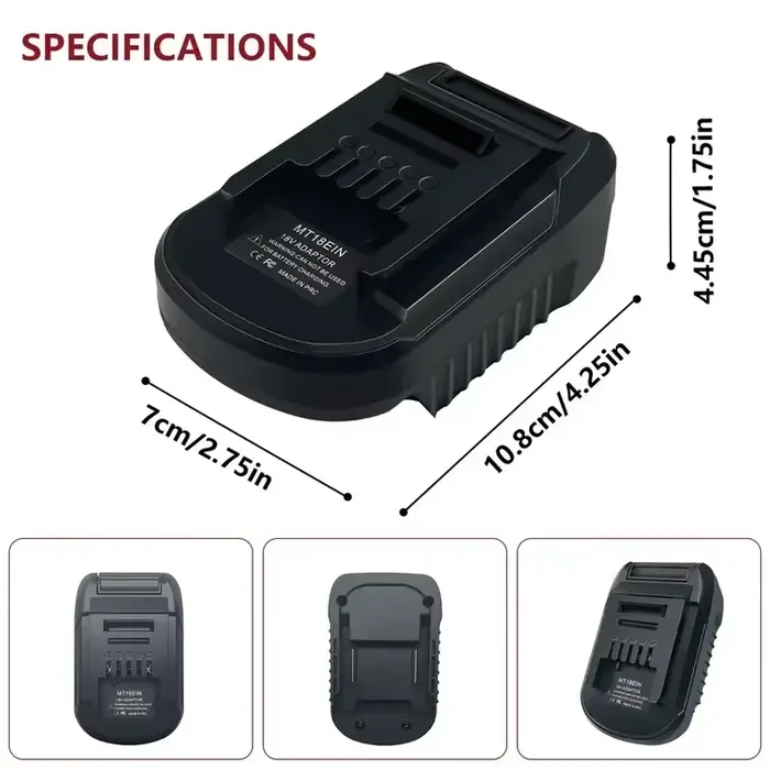 Convertisseur adaptateur de batterie