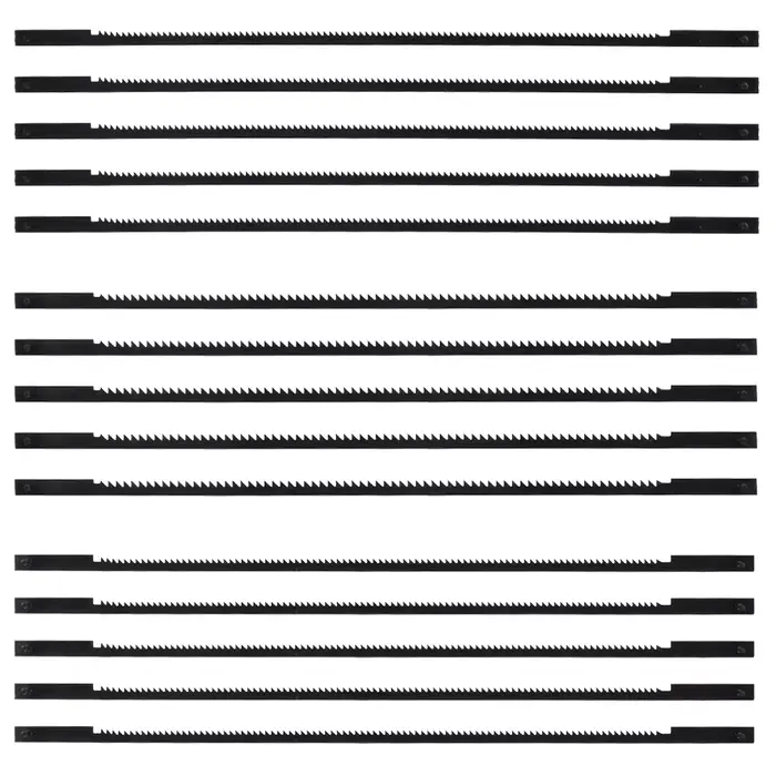 15 pièces lames de scie à chantourner extrémité de broche 18/21/24TPI pour bricolage lames de scie à