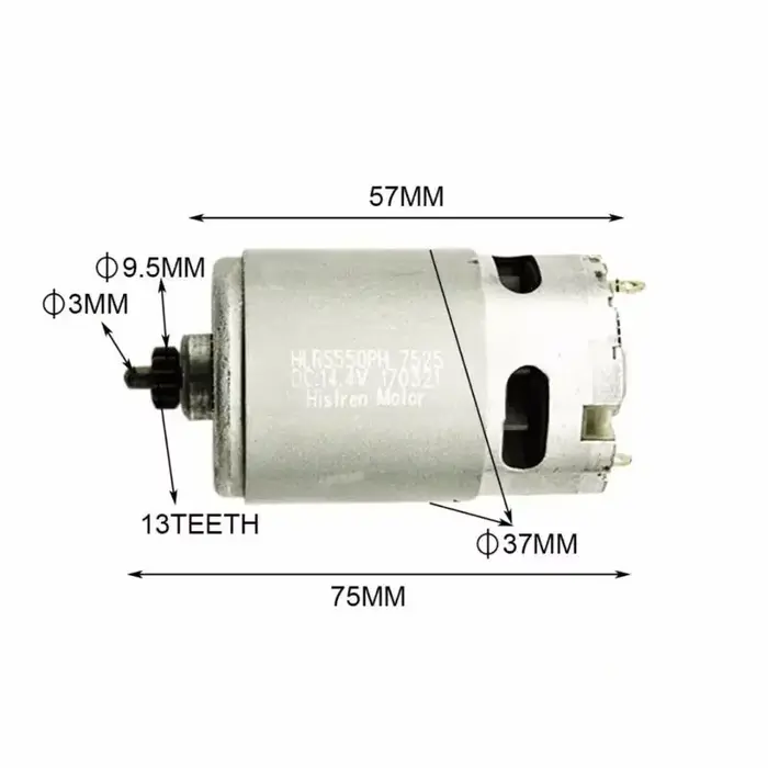 Moteur pour Bosch GSR 14.4-2-Li PSR14.4movies-2 2 609 199 253