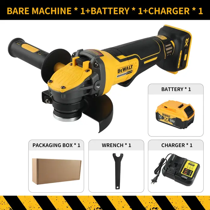 Meuleuse d'angle sans fil Dewalt 20V Max XR Brushless - 125 mm