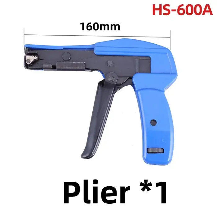 Pince à fermeture éclair en nylon HS-600A outil de coupe de fixation pour câble