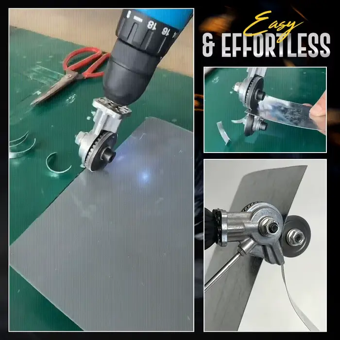 Perceuse électrique, ciseaux de conversion