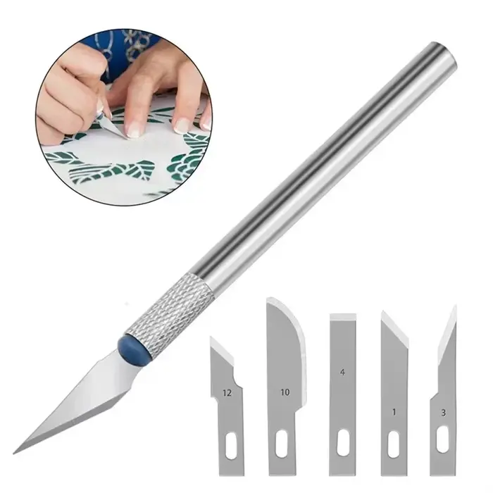 Kit de 13 outils de précision Exacto pour découpe de papier, sculpture, bricolage, réparation, artis