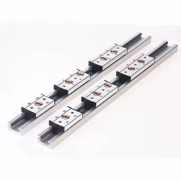Guide linéaire à double axe intégré 28mm, glissière à roulettes SGR10 bloc SGB10 longueur de guidage SGR10 300 400 500 600 700