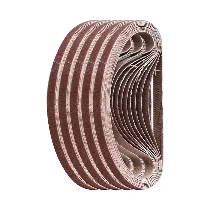 10 pièces de bandes abrasives pour ponceuse à bande