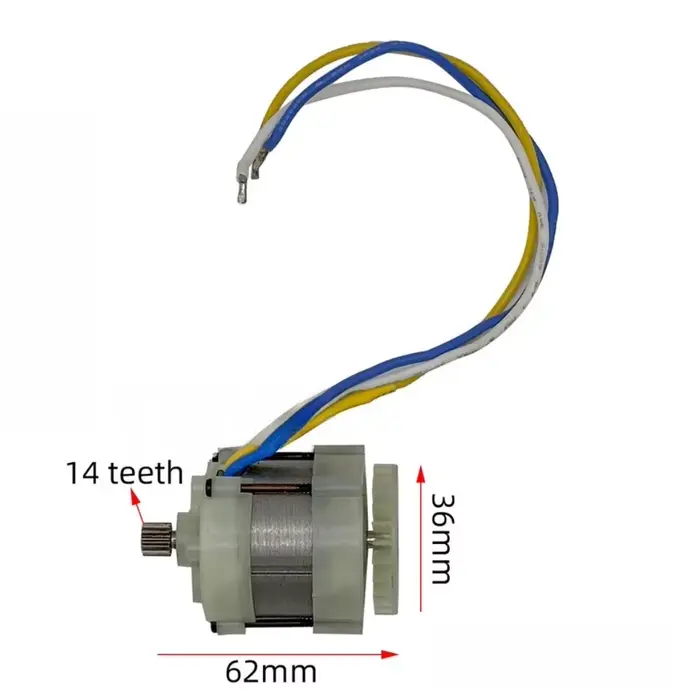 Moteur de scie à main sans balais à 14 dents, fonctionnement fluide et efficace, conception à entretien réduit, coupes précises et propres