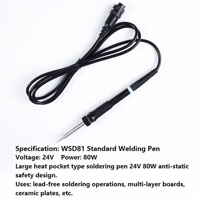 Weller fer à souder poignée WSP80 stylo WSD81 poignée Station de soudage 24 V/80 W fer à souder