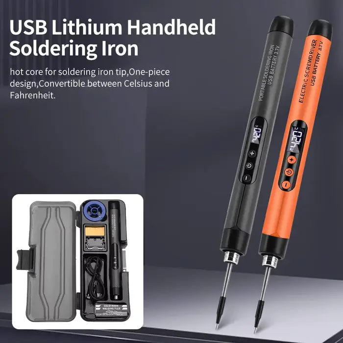 Kit de fer à souder électrique numérique USB multifonctionnel