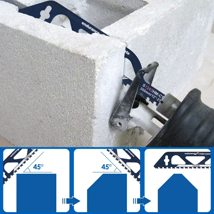 Lame de scie alternative en alliage dur