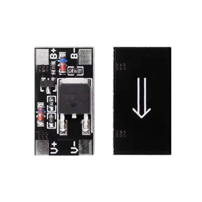 Condensateur de batterie 3V-28V 12a, panneau de Protection de connexion inversée Positive et négativ