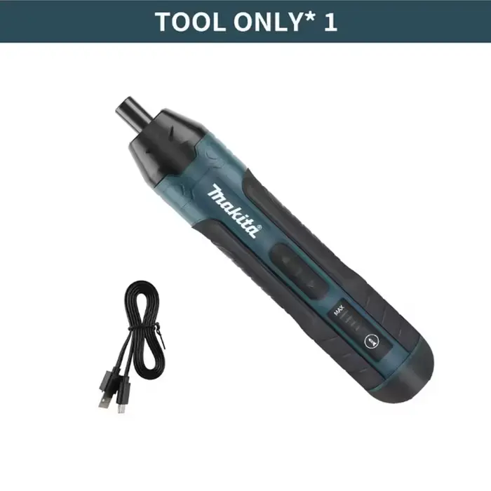 Tournevis électrique sans fil Makita, 1300 mAh, rechargeable, couple réglable, perceuse électrique m