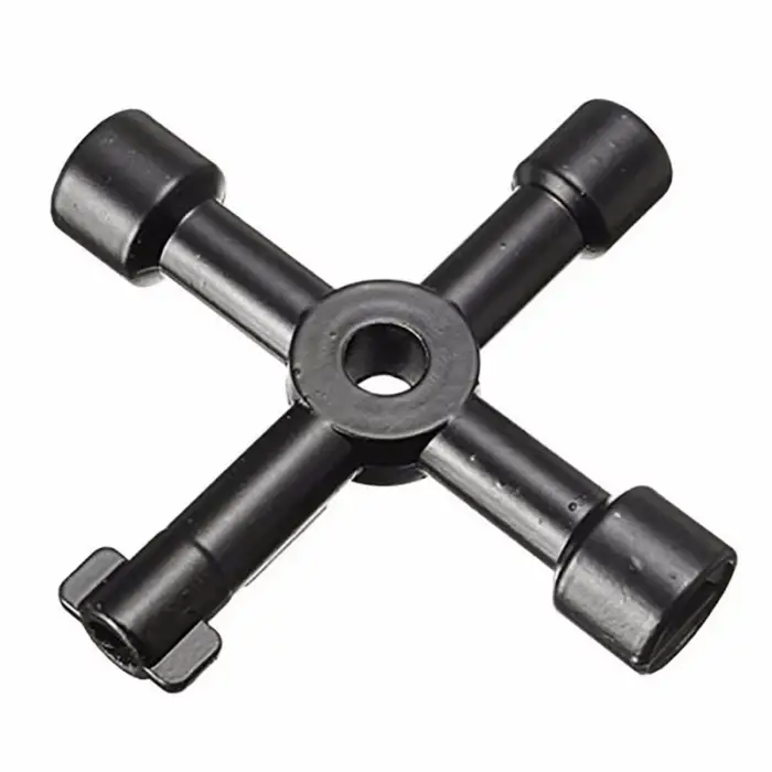 Clé multifonction 4 en 1 pour électricien, plombier, utilitaire, interrupteur croisé, clé triangulai