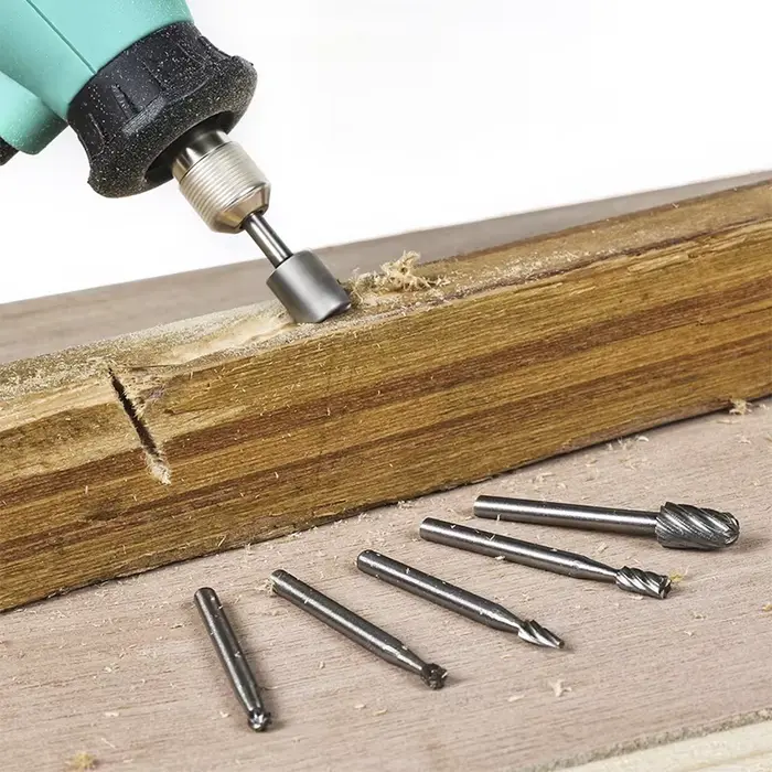 Jeu de forets de routeur de routage HSS pour outil lointain Dremel