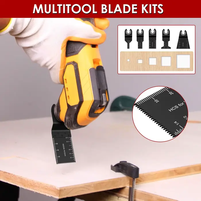 Lames multi-outils à dégagement rapide HCS/bimétallique