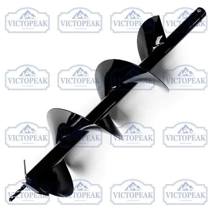 Foret de sol de 200mm pour creuser des trous et plantation d'arbres, accessoires de machines de jard