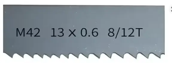 Lame de scie à ruban 2240 1425 1140 1435 mm de longueur 13x0