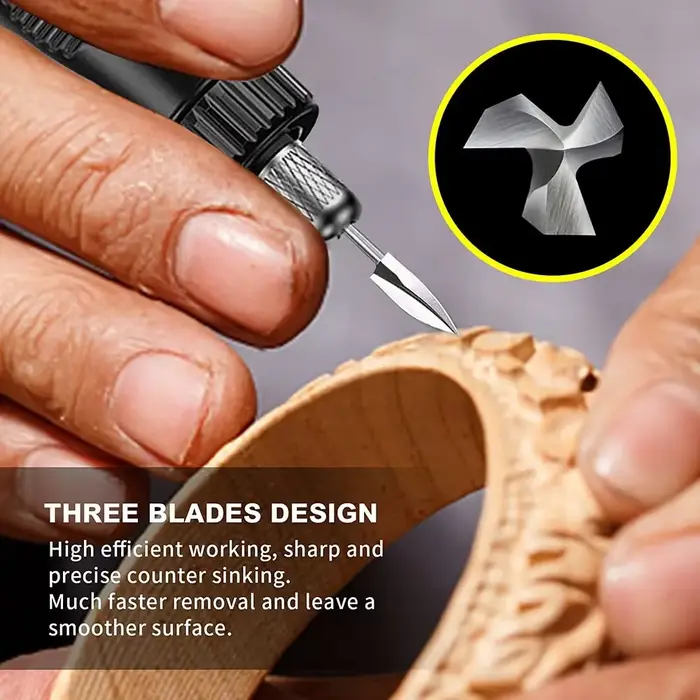 Outils de sculpture sur bois, accessoires de perceuse à graver, mèche, artisanat du bois, meulage du bois, outil de bricolage, montage universel pour outils rotatifs