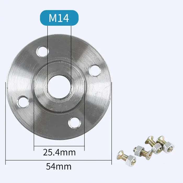 Brille M10 M14 M16 pour connecter le disque de coupe de lame de scie avec meuleuse d'angle, plaque de positionnement de lame de scie, outils électriques