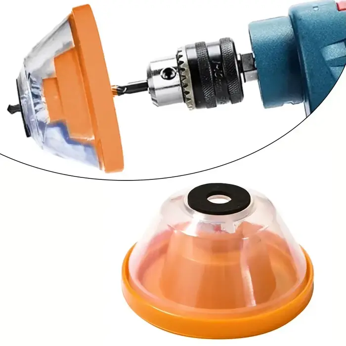 Perceuse électrique couvercle anti-poussière dispositif anti-poussière filtre aspirateur collecteur 