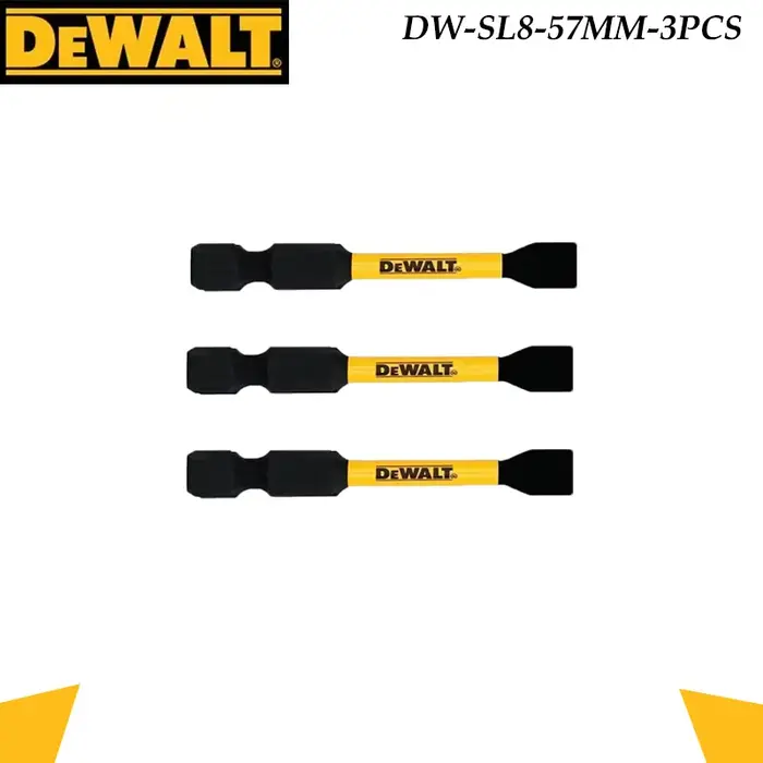 Embouts de tournevis à chocs DEWALT DW-SL8-57MM