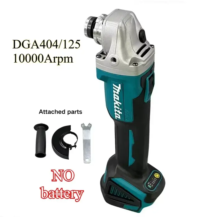 Makita DGA404 125mm/100mm meuleuse d'angle électrique au Lithium sans brosse Machine de découpe Rech