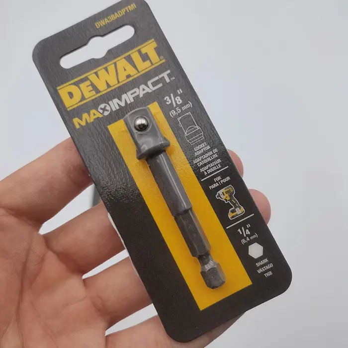 DEWALT – adaptateur carré 1/4 "à 1/2" 3/8 ", perceuse électrique à percussion, outil de Conversion,