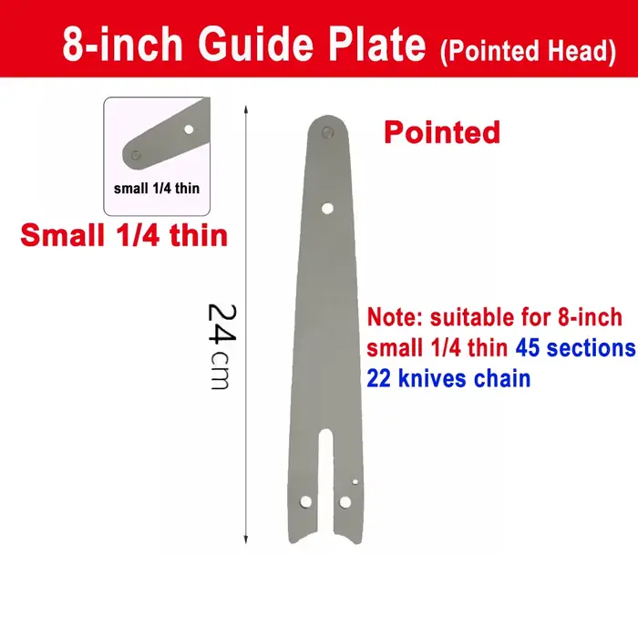 8 pouces 1/4 "LP scie électrique 45 noeuds 22 couteaux chaînes de tronçonneuse