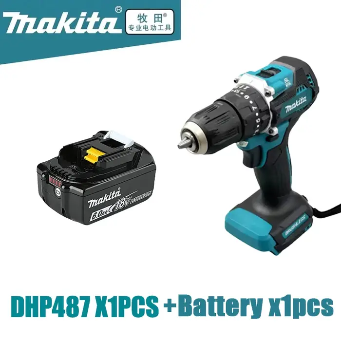 🔥 Makita DHP487 18V Perceuse à percussion sans fil sans balais