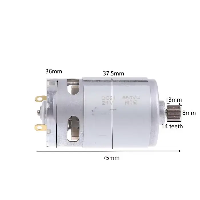 Moteur de scie électrique 21V 28000RPM 14 dents