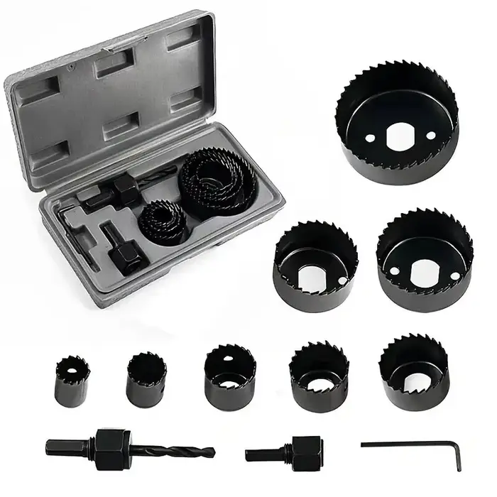 Kit de scie cloche en acier au carbone Durable