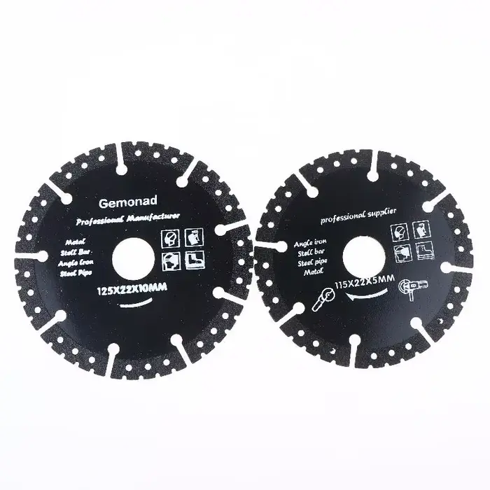 Lames de coupe en métal 115/125 mm - Disques tranchants
