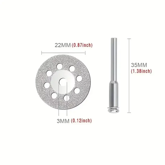 Disque de coupe Hss 12 pièces/ensemble 22mm